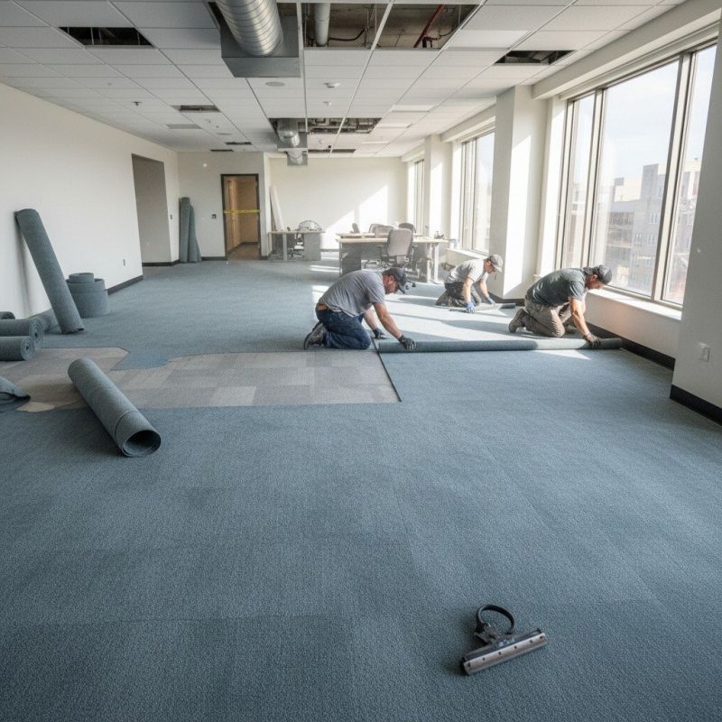 Industrial Carpet Installation